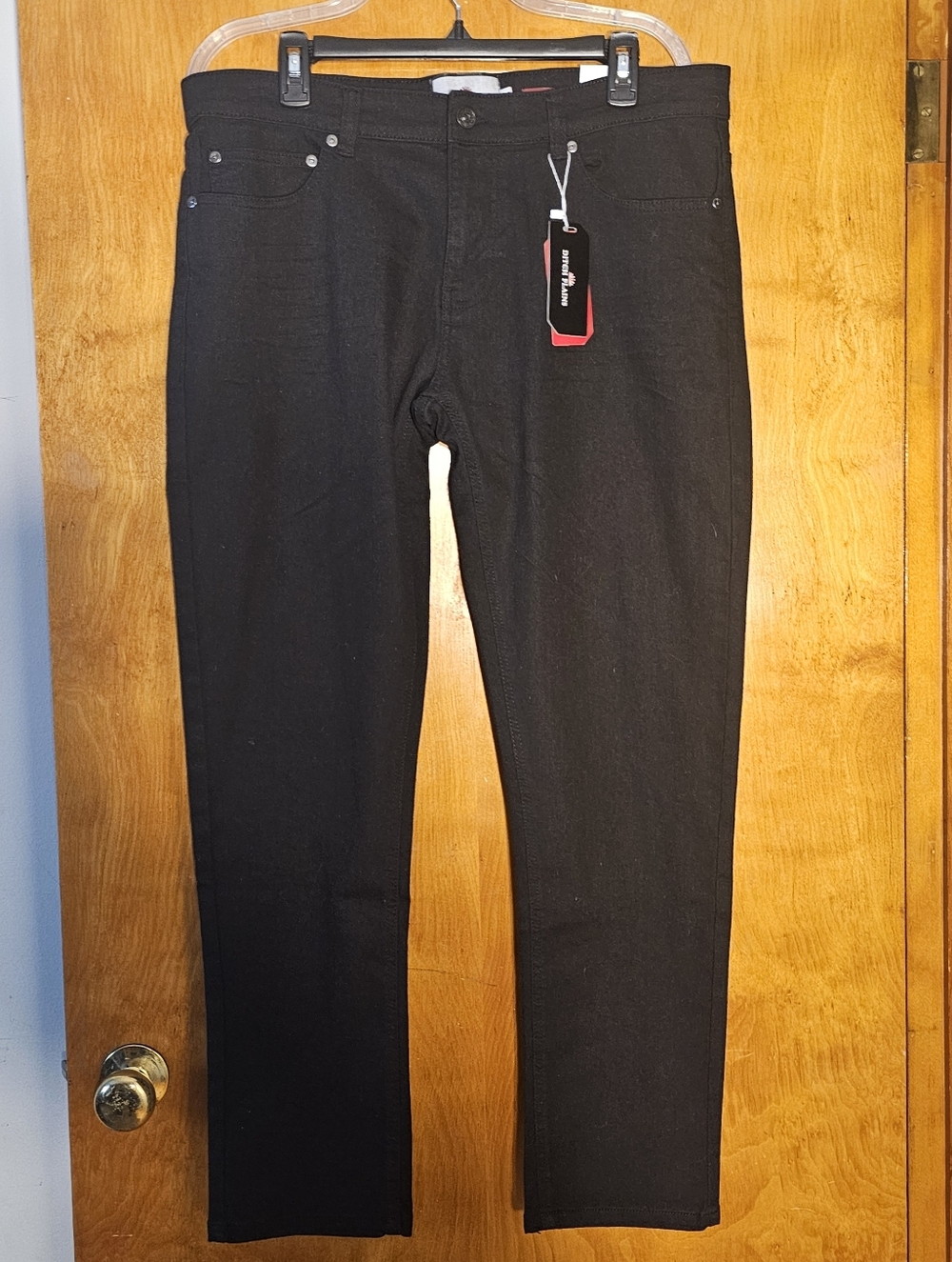 Ditch Plains Comfort Fit Jeans Men’s 36x30 Black Stretch Denim NWT